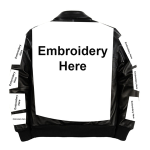 Men's Genuine Leather Tanned Bomber Jacket Moto Biker Style Zipper Front Stand Collar Regular Fit Winter Wear Cotton Filled - Product Image 2