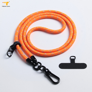 Cordicella universale per telefono cellulare con <span class=keywords><strong>tracolla</strong></span> in poliestere da 8mm di spessore con supporto per cinturino per cellulare - Product Image 2