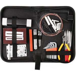 Kit d'outils d'entretien et de réparation de guitare Anwenk 72 pièces avec sac de transport pour guitare électrique et acoustique - Product Image 3