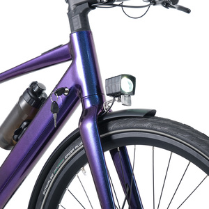 จักรยานไฟฟ้า <span class=keywords><strong>C60</strong></span> ระบบขับเคลื่อนด้วยสายพาน ขนาดล้อ 700C แบตเตอรี่ 36V 10Ah มอเตอร์ 250W ความเร็วสูงสุด 25 กม./ชม. พร้อมเซ็นเซอร์แรงบิด สำหรับผู้ใหญ่ - Product Image 3