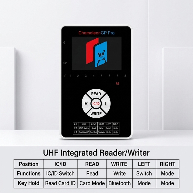 Industrial Smart RFID NFC Reader Writer Dual Frequency 125KHz & 13.56MHz Multi-Protocol Card Terminal