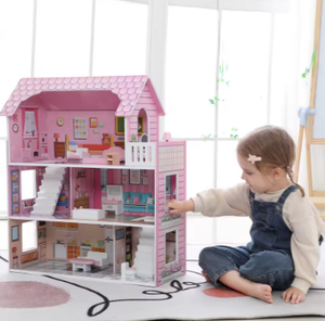 DIY niña y niño <span class=keywords><strong>casas</strong></span> <span class=keywords><strong>de</strong></span> juego en rosa miniatura casa <span class=keywords><strong>de</strong></span> muñecas <span class=keywords><strong>de</strong></span> <span class=keywords><strong>madera</strong></span> <span class=keywords><strong>para</strong></span> <span class=keywords><strong>niñas</strong></span> - Product Image 2