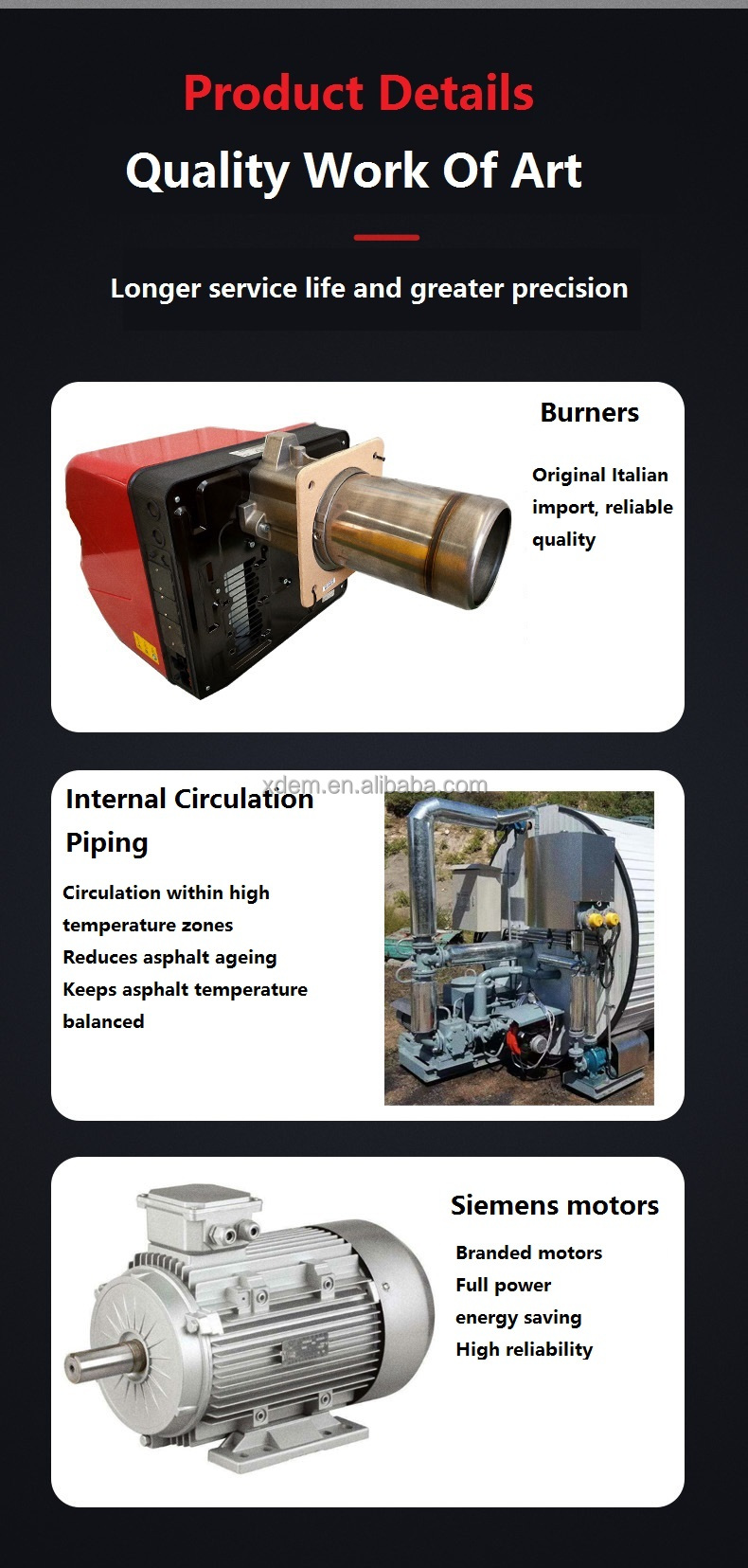 XDEM Horizontal Asphalt Heating Tank 30L Heat Conducting