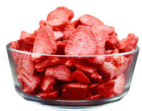 OEM Diepvries FD Fruit Aardbeienschijfjes Zoete Smaak Bulkverpakking Groothandelsproduct Gedroogd Fruit Gedroogde Groenten