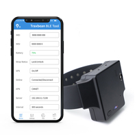 Bracelet de surveillance intelligent en plastique étanche IP68 pour poignet et cheville, avec GPS GPRS 4G, pour personnes âgées, assignation à résidence et suivi des détenus