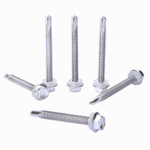 Hardware Bevestigingsmiddelen Schroef Zeskantkop Zelfborende <span class=keywords><strong>Tek</strong></span> Schroeven Roestvrij Staal 304 316 A2 A4 Din7504 #6 #8 #10 #<span class=keywords><strong>12</strong></span> - Product Image 6