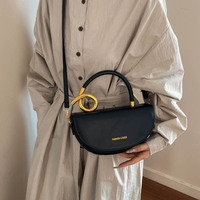 Vente flash 2026 Nouveauté Sac à bandoulière unique minimaliste, Sac à bandoulière tendance de couleur bonbon texturé pour femmes pour les trajets quotidiens