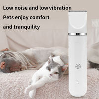 Tondeuse électrique pour animaux de compagnie, ensemble de coupe-poils pour chat et chien avec lime à ongles, multifonction 4 en 1