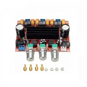 RUIST-módulo amplificador de Audio XH-M139 TPA3116 TPA3116D2, Subwoofer Digital de 2,1 canales, placa DC12V-24V 2x50W + 100W