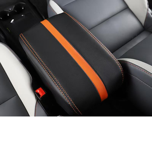 Couverture d'accoudoir de voiture en cuir de fibre pour mg 4 <span class=keywords><strong>Mg4</strong></span> Ev 2022 2023 2024 2025 2026 Kits automatiques accessoires coussin protéger l'intérieur - Product Image 3