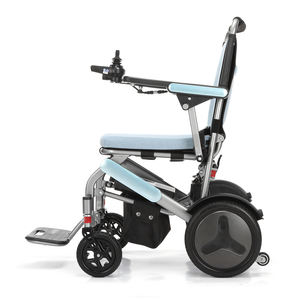 Silla de ruedas eléctrica plegable de aluminio ligera portátil Baichen, precio barato, silla de ruedas eléctrica de lujo para discapacitados - Product Image 1