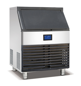 Máquina de Hielo Comercial Cuadrada, Práctica y Económica, Producción Diaria de 95 kg, Produce Cubos para Uso Doméstico, Compresor como Componente Principal - Product Image 1