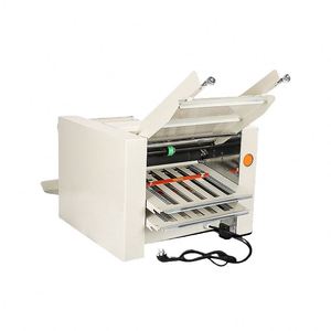 Automatic <b>Paper</b> Folding Machine Portable Multiple Office Instruction Brochure <b>Leaflet</b> Folding Save Manpower - Product Image 4