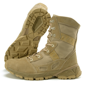 2020 migliori scarpe da combattimento da uomo stivali tattici in tessuto di cotone PU scarpe invernali per gli uomini in gomma a maglia solida scarpe impermeabili 1 paio - Product Image 3
