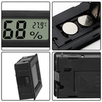FY-11 Mini Digital LCD DIY Environmental Thermometer & Hygrometer with Temperature and Humidity Measurement for Room