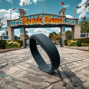 Bracelet en silicone étanche personnalisé PANZ 13,56 MHz NFC RFID NTAG216 pour contrôle d'accès, hôtels et paiement - Product Image 4