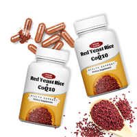 Capsules d'extrait de riz rouge fermenté OEM CoQ10 |   Complément alimentaire pour la santé à base de Monascus et de Coenzyme Q10 |   Marque privée