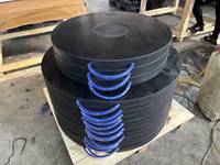 Plaque de stabilisation de grue en plastique HDPE/UHMPE anti-impact, résistante au feu et à la chaleur, pour équipement de construction
