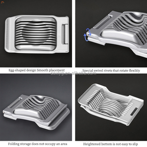Xr giá tốt cao cấp đa chức năng trứng cắt dây thép không gỉ trứng Slicer tiện ích nhà bếp công cụ nhựa trứng cắt - Product Image 5