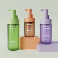 Bouteilles en plastique PET vides en gros avec pompe à mousse pour cosmétiques, 150 ml, 200 ml, 300 ml, pulvérisateur pour mousse, distributeur de savon pour les mains, emballage