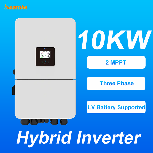 Deye Hybrid Solar Inverter 3 Phase 3000W 5Kw 6Kw 10Kva 15Kw 20Kw Power Dc to Ac Solar Inverter