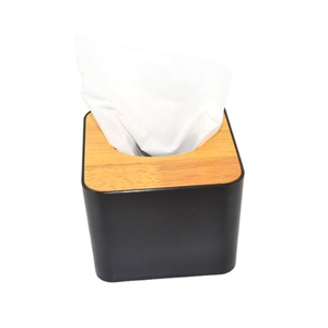 ECO-FRIENDLY TISSUE BOX WITH BAMBOO LID