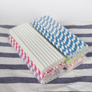 Disposable <b>Paper</b> Straws 8mm <b>Biodegradable</b> Eco Friendly Party Use - Product Image 3