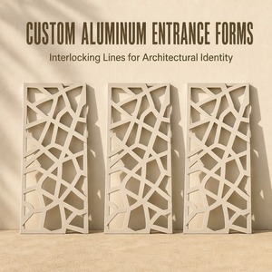 Paneles de Revestimiento de Fachada Arquitectónica de Aluminio Personalizados, Pantalla Decorativa Metálica para Paredes Exteriores - Product Image 5