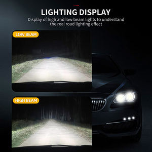 Tự động chiếu sáng sfida v8e Led Đèn Pha 65 Wát 6500lm 6000K cao lumen xe bóng đèn H4/H7/9003 chuyển đổi Kit với biểu tượng tùy chỉnh hộp IP68 - Product Image 2