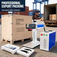 Nouvelle machine de marquage laser fibre 3D 20W, mini portable de table CNC AI DXF PLT pour métaux, plastiques et composants électroniques