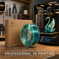 YAFONA YN-B35731 untuk Grosir Filamen Printer 3D Berkualitas Tinggi 1.75mm Silk PLA+ Dua Warna 205-235 Suhu Cetak. Cina