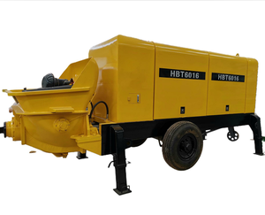 Bomba de Concreto Diésel MINLE HBTS40 de 40m3/h Montada en Remolque con Alcance Vertical de 180m para Edificios de Gran Altura - Product Image 1