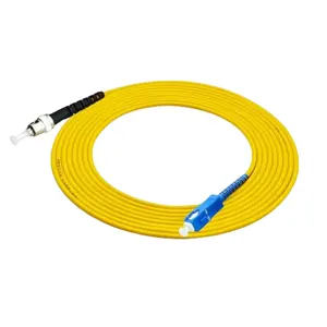 High Quality SC to ST OS2 Jumper Optical Patch Cord Sm Fiber Optic Cable Cord Compatible with UDM-SE Aruba Switch