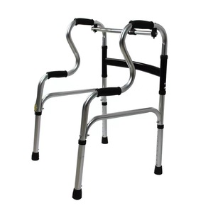 Double Bend Aluminum Alloy <b>Walker</b> Height Adjustable Anti Slip Home Use Walking Aid For Elderly And <b>Disabled</b> - Product Image 2