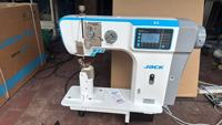 Nouvelles machines à coudre à bras libre Jack S5D-91 entièrement automatiques à alimentation par roue S5 avec table pour usage en usine de chaussures