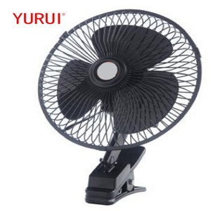 Kipas Pendingin Interior Mobil DC <span class=keywords><strong>12V</strong></span> 6 Inci Kipas Mobil Logam dan Plastik dengan Klip - Product Image 3