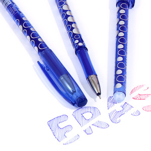 Articles de papeterie en gros : Stylo à encre bleue effaçable par frottement avec capuchons amovibles pour les devoirs, la révision et le travail au bureau - Product Image 5