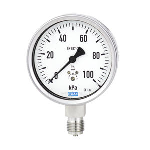 Voor <span class=keywords><strong>Wika</strong></span> Duits Digitaal Dubbel Type Diafragma Manometer 632.50.100 Serie Roestvrijstalen Kast 100Mm Maat Vloeistof Meten - Product Image 1