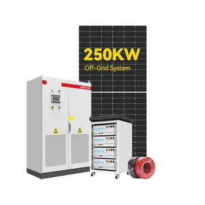 Generator surya Off Grid 150kW 250kW 500kW, sistem Panel fotovoltaik sistem Panel surya stok Eropa