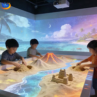 Mesa de Arena Mágica Interactiva para Juegos en Interiores, Equipo de Juego para Playa, Proyector de Arena para Interiores, Entretenimiento Infantil
