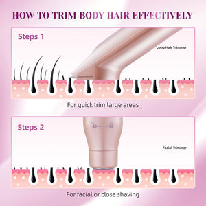 เครื่องโกนขนไฟฟ้า 3 in 1 มัลติฟังก์ชั่น กันน้ำ สำหรับผู้ชายและผู้หญิง - Product Image 3