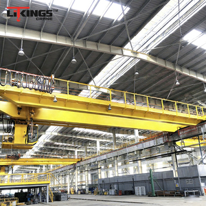 Grúa Puente de Doble Viga con Control Remoto Inalámbrico QD Hook, Grúa de Viga Móvil de 850 Toneladas con Motor PLC y Polipasto para Uso en Talleres - Product Image 3