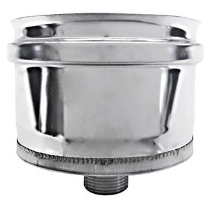 Bouchon de collecte de condensation de conduit à paroi unique pour raccords de tuyauterie en acier inoxydable DN 160 316 - Product Image 1