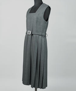 Vestido de Verano sin Mangas con Tirantes, Informal, para Uniforme Escolar, Producción en Pequeñas Cantidades, Lavable, Cuello Cuadrado, Simple, 2025 - Product Image 5