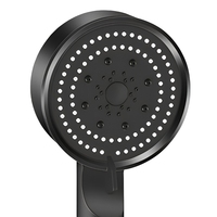 Pommeau de douche à main extérieur moderne en ABS chromé, réglable, haute pression, écologique, pour appartement, vente en gros