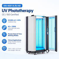 Appareil de photothérapie UV corporelle complète KN-4001, équipement de luminothérapie UVA NB-UVB pour le vitiligo, le psoriasis et l'eczéma