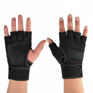 New Design Fingerless <b>Weight</b> Lifting <b>Gloves</b> with Wrist Top Quality Ventilated Workout Fitness <b>Weight</b> Lifting Gym <b>Gloves</b> - Product Image 1
