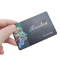 Kartu Hadiah Natal Encode kata Anda untuk chip Hologram permanen kartu pelangi NFC kartu Matte Glossy