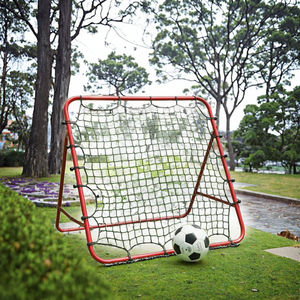 Vente flash MU <span class=keywords><strong>CHAN</strong></span> But de <span class=keywords><strong>football</strong></span> de rebond pour jeunes, panneau d'entraînement en tuyau de fer, filet élastique rouge 100 cm, facile à transporter, équipement d'agilité - Product Image 3