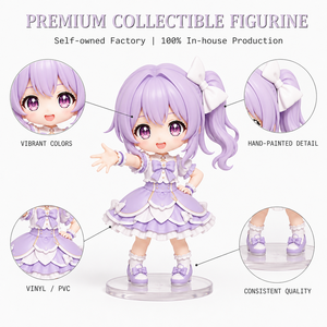 Figura Coleccionable de Vinilo de Chica Mágica Personalizada, Juguete Artístico de PVC, Diseño Original, Fabricante OEM ODM Directo de Fábrica - Product Image 1